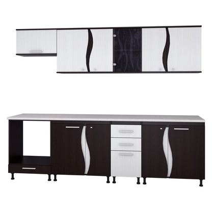 BUCATARIE CIP3S - C2 WENGE+ALB