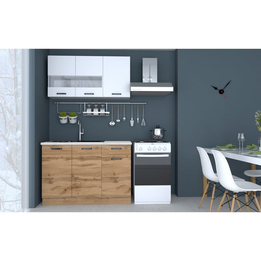 BUCATARIE VIO 1.2M STEJAR WOTAN+ALB