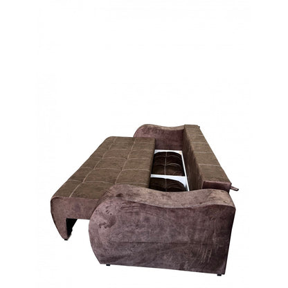 CANAPEA EXTENSIBILA LAURA 240x115x75 CM, MARO