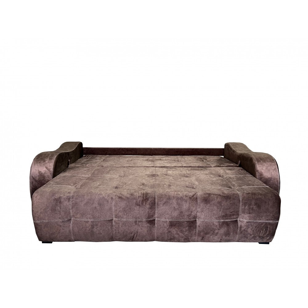 CANAPEA EXTENSIBILA LAURA 240x115x75 CM, MARO