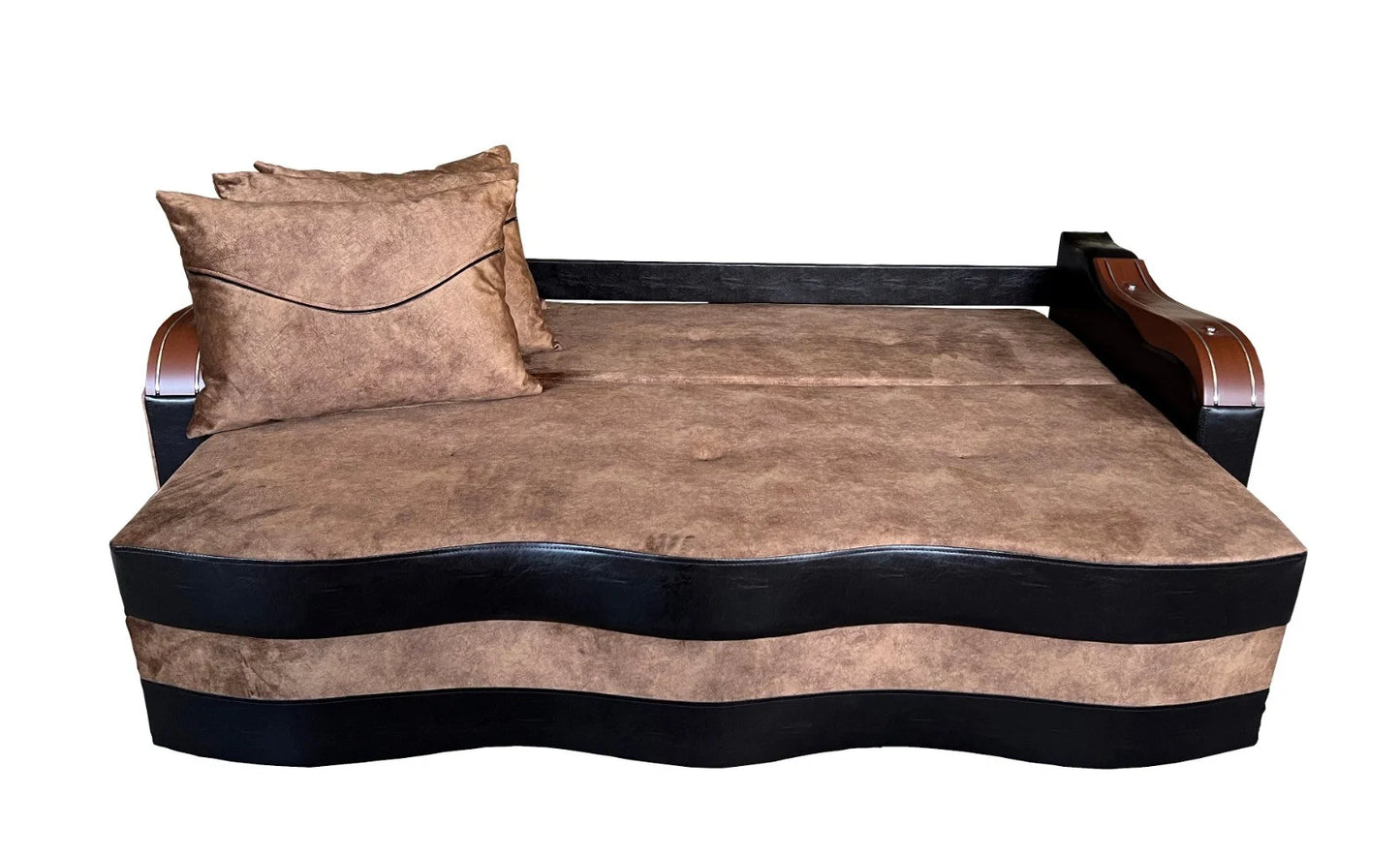 Canapea Extensibila Simona, 225x74x100 Cm, Paris Maro, Wenge