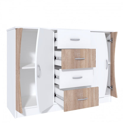 Comoda KF6, 121X44X90cm sonoma