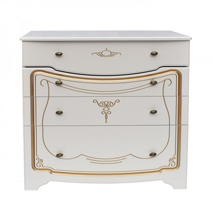 Comoda Olesia alb 91X44X85cm
