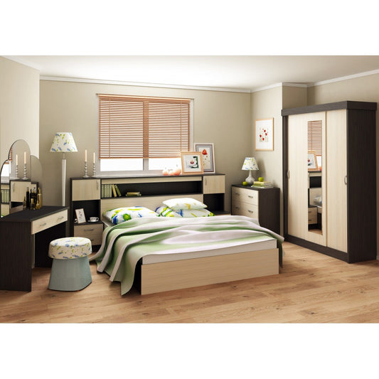 DORMITOR BASIA COMBI WENGE+KIRUNA