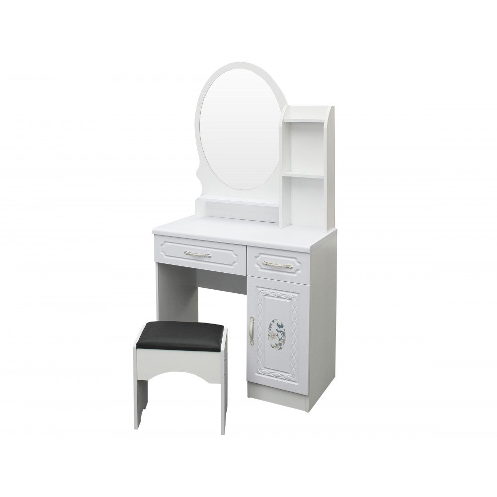 Dormitor ZQB-810, 4 USI, Alb