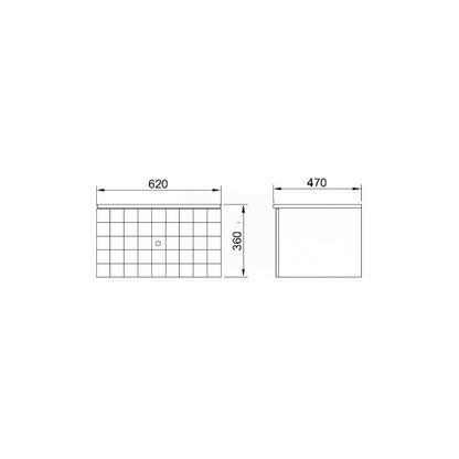 Set mobilier baie Adele, Alb