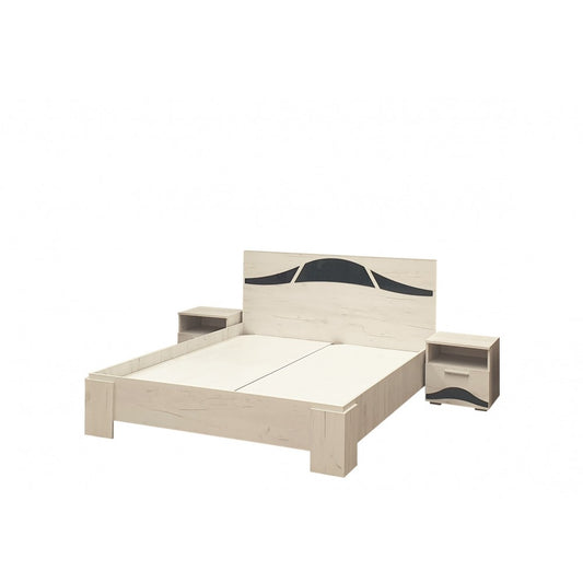 Set pat Laguna + 2 noptiere Stejar K001